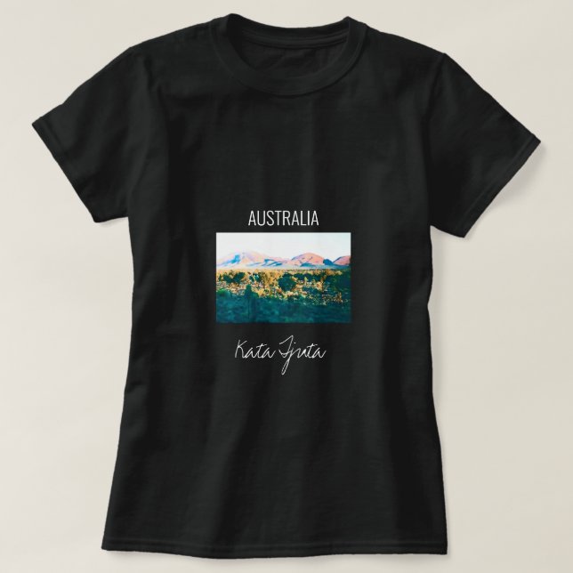 Camiseta Kata Tjuta The Olgas Central Australia viagem (Frente do Design)