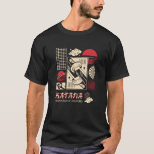 Camiseta Katana Samurai Guerreiro Streetwear Japonês
