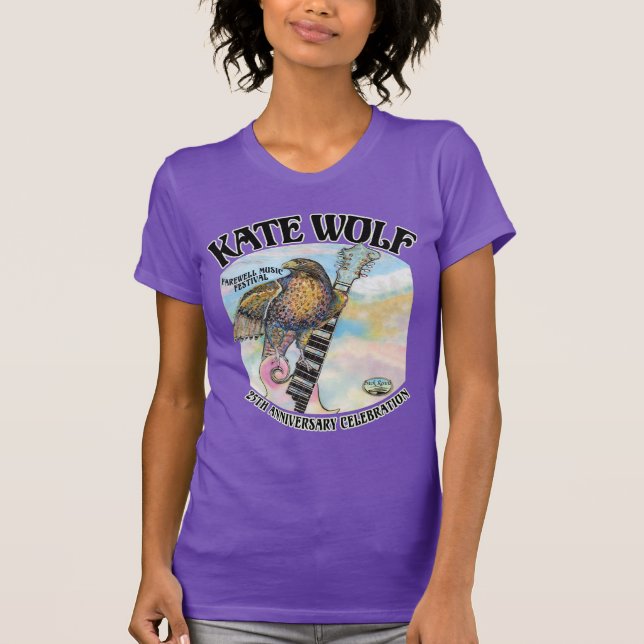 Camiseta Kate Wolf Music Festival 2022 - Camisa-T feminina (Frente)