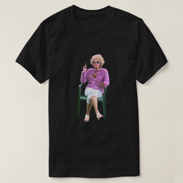 Camiseta Kath and Kim Kath Having a Smoke (Frente do Design)