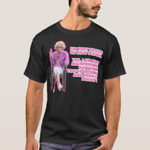 Camiseta Kath Kim Sim Eu Sou Alta Citação De Manutenção