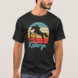 Camiseta Kathryn Nome Equestrian Kathryn Horse Girl