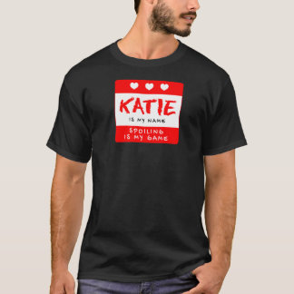 Camiseta Katie É Meu Nome Alia Personalizada Do Apelido Per