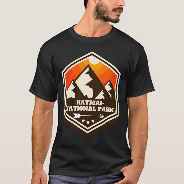 Camiseta Katmai Alaska � Espírito das Montanhas (Frente)