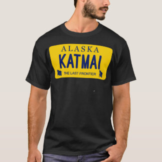 Camiseta Katmai Alaska License Plate