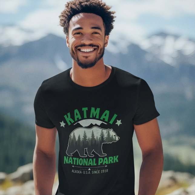 Camiseta Katmai National Park Alaska Since 1918 (Criador carregado)