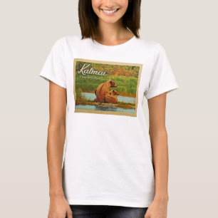 Camiseta Katmai National Park Bears Vintage
