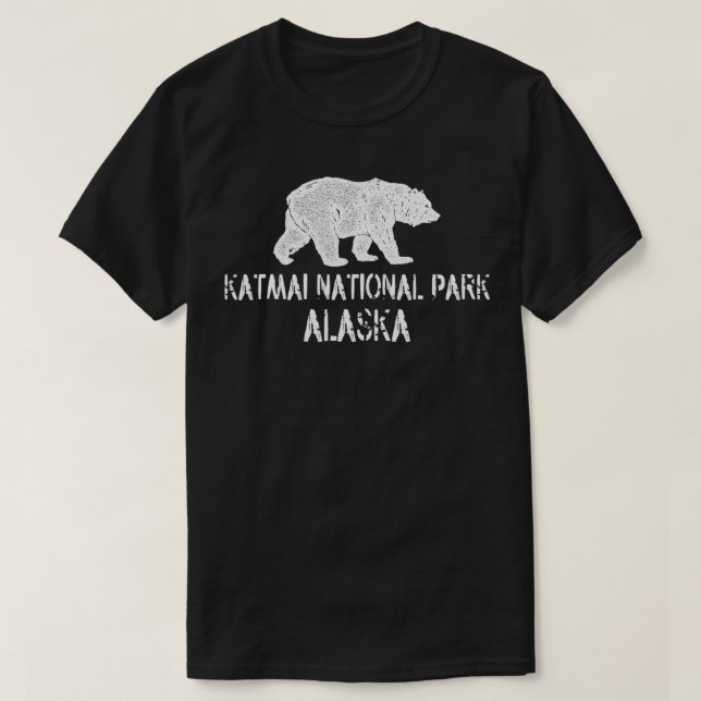 Camiseta Katmai National Park Katmai Bear (Frente do Design)