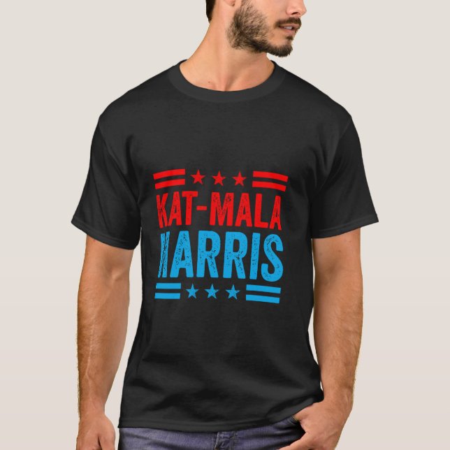 Camiseta Katmala Harris 2024 Cat Ladies Kamala Política T (Frente)