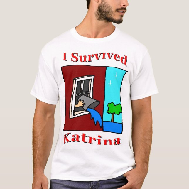 Camiseta Katrina sobrevivida (Frente)