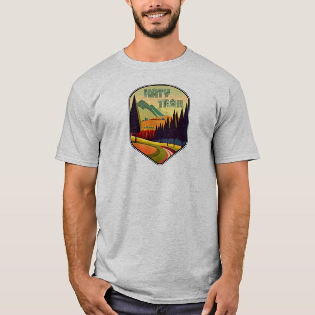 Camiseta Katy Trail Missouri Colors (Frente)