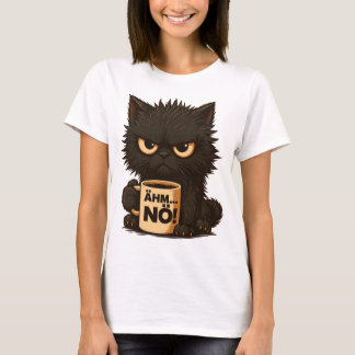 Camiseta Katze „Ähm Nö“ – Lustiges Katzen-Sarkasmus-Design