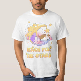 Camiseta Katze auf dem Mond