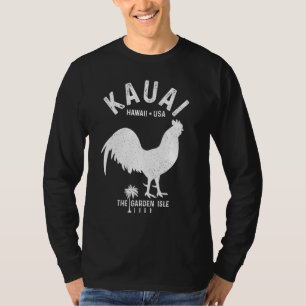Camiseta Kauai 1959 The Garden Isle Chicken Hawaii Vintage
