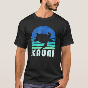 Camiseta Kauai Bay Sea Turtle Hawaii Beach Animal Tee