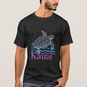 Camiseta Kauai Hawaiai Island Nadando Turtle Hawaii S