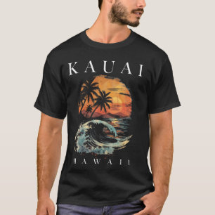 Camiseta Kauai Hawaii Aloha Havaiano Surf Surfer Vintage