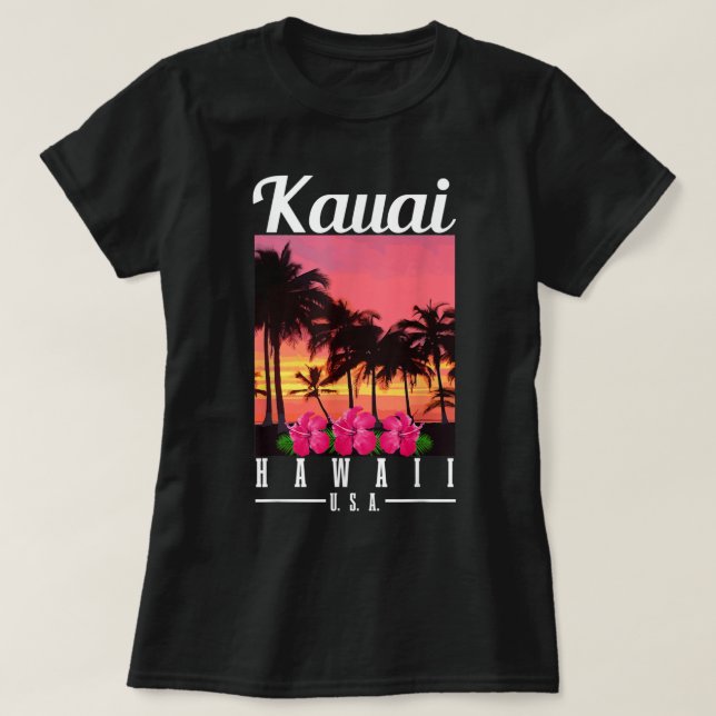 Camiseta Kauai, Hawaii Beach Design Tribal Turtle Gift  (Frente do Design)