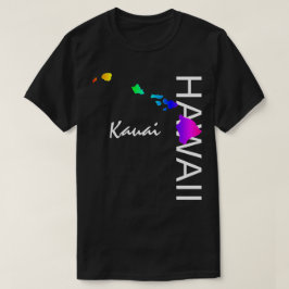 CAMISETA KAUAI - ILHAS HAWAII NEON RAINBOW