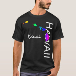CAMISETA KAUAI - ILHAS HAWAII NEON RAINBOW
