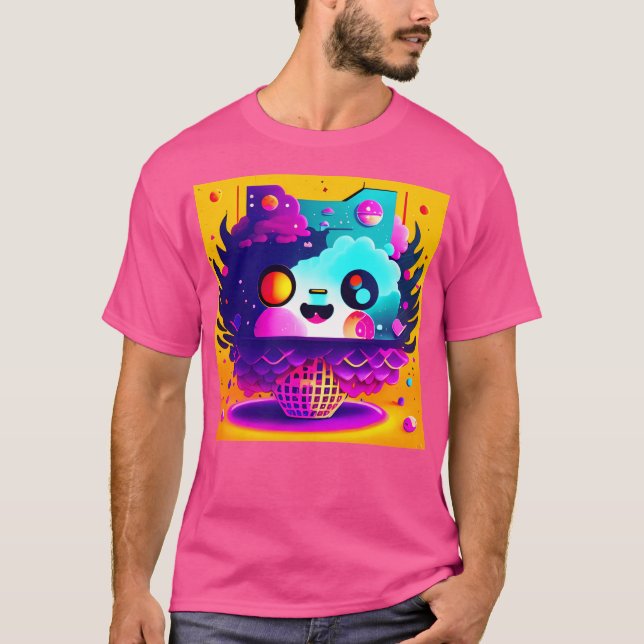 Camiseta Kawaii Abstrações Ii (Frente)
