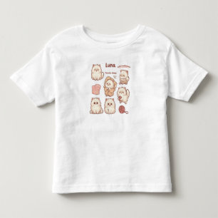 Camiseta Kawaii Aconchegante de Gato Branco Fofinh