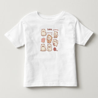 Camiseta Kawaii Aconchegante de Gato Branco Fofinh