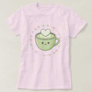 Camiseta Kawaii Amor de Matcha