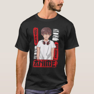 Camiseta Kawaii Anime Merch Gift Classic Otaku Japonês Ani
