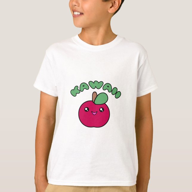 Camiseta Kawaii Apple (Frente)