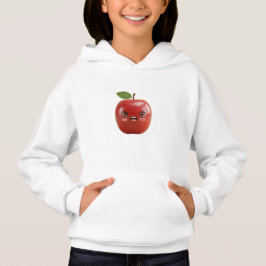 Camiseta Kawaii Apple Sweatshirt with Cute Hood