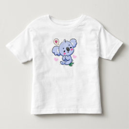 Camiseta Kawaii Arco-íris de Coala Fofa