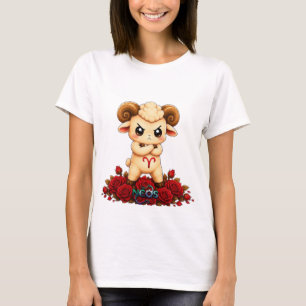 Camiseta Kawaii Áries Zodíaco Neos