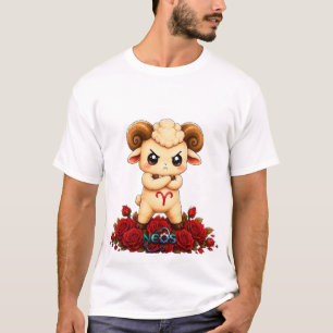 Camiseta Kawaii Áries Zodíaco Neos
