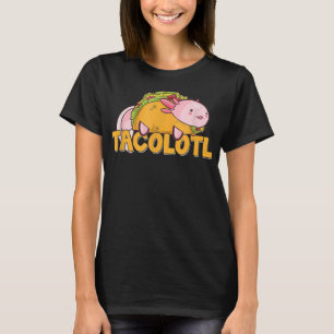 Camiseta Kawaii Axolotl Japonês Taco Lover Axolotl Lover M