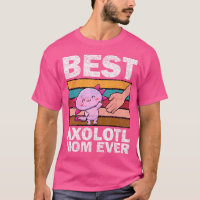 Kawaii Axolotl Mãe Salamandra De Kawaii, Mulher Cu