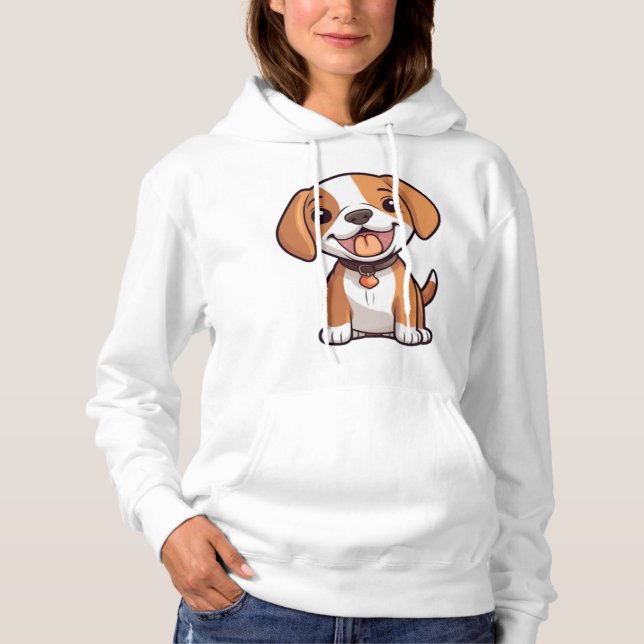 Camiseta Kawaii Beagle Puppy (Frente)