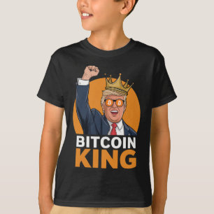 Camiseta Kawaii Bitmoney King Trump Crypto Shades Bitmoney 