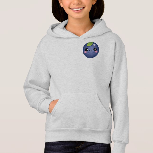 Camiseta Kawaii Blueberry (Frente)