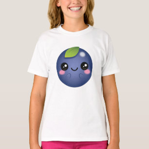 Camiseta Kawaii Blueberry