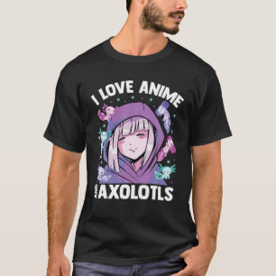 Camiseta Kawaii Blushing Otaku Girl - Eu Adoro Anime E Axol