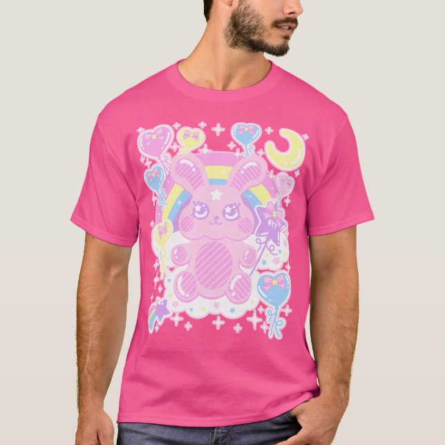 Camiseta Kawaii Bubble Gum Bunny (Frente)