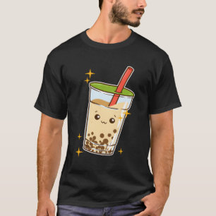 Camiseta Kawaii Bubble Tea Boba Milk Tea Tapioca