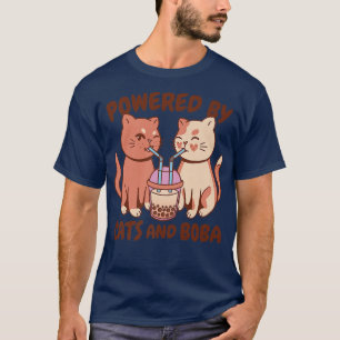 Camiseta Kawaii Bubble Tea Cats - Boba Tea 1188 Engraçado