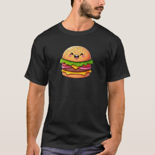 Camiseta Kawaii Burger Delight