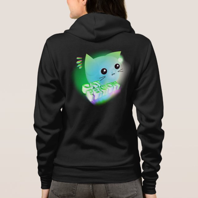 Camiseta Kawaii Cartoon Kitten (Verso)
