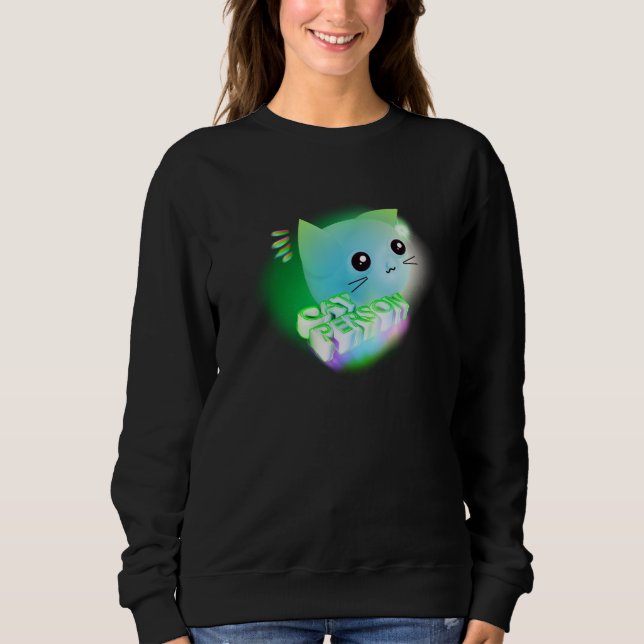 Camiseta Kawaii Cartoon Kitten (Frente)