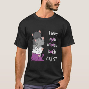 Camiseta Kawaii Cat Pile Animes Orgulho Aual Gatinhos