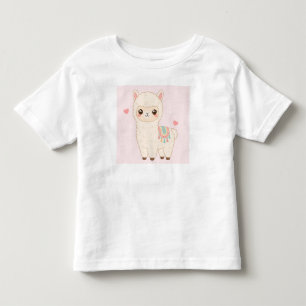 Camiseta Kawaii Chibi Alpaca Llama Fofa
