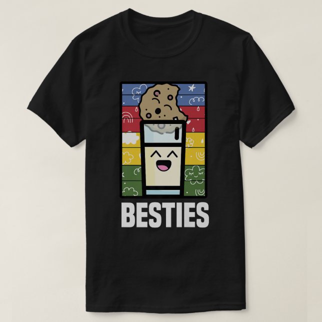 Camiseta Kawaii Cookie e Lover Comida Pun BestFrie M (Frente do Design)